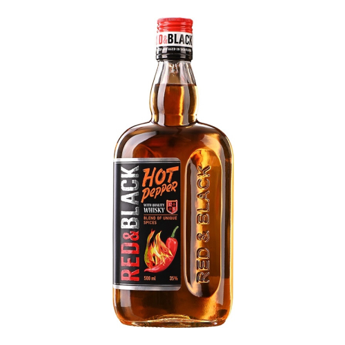 Висковый напиток "Red & Black" Hot Pepper, 0.5 л