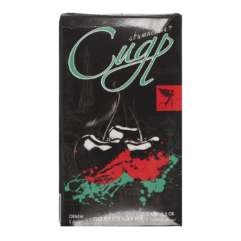 Сидр вишневый полусладкий 1 л Tetra Pak 5,5%