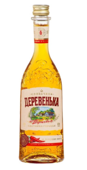 Настойка горькая "Солнечная деревенька перцовая на солодовом спирте "Альфа" 0,25 л Россия