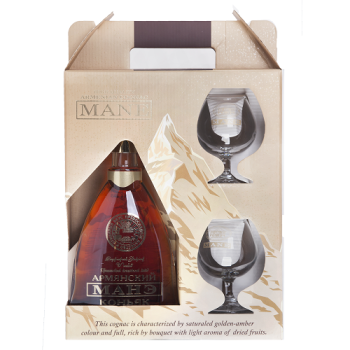 Набор "Манэ" 5-летний в подарочной упаковке с 2 бокалами
