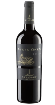 Вино  сухое красное "Каберне" серии "Бухта Омега" 0,75 л Россия