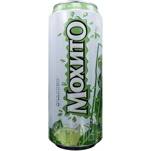 Пивной напиток "ОЧАКОВО со вкусом Мохито"0,45 л БАНКА 7% Россия