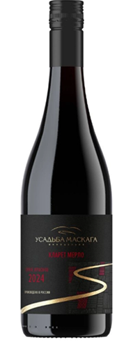 Вино сухое красное "КЛАРЕТ Мерло" 0,75 л Россия