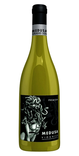Вино сортовое ординарное "Медуза Вионье"  сухое белое 0,75л Франция