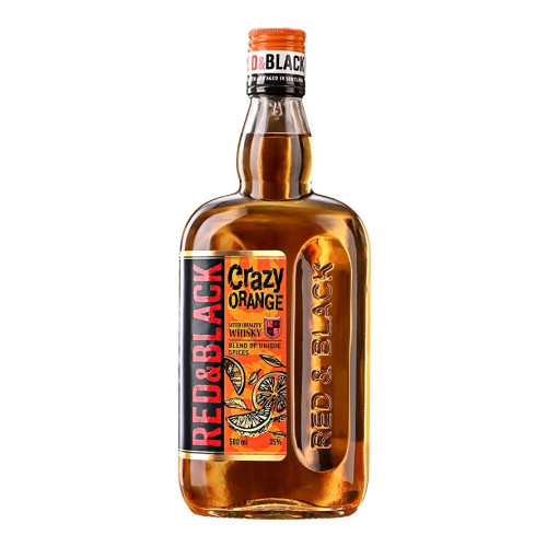 Висковый напиток "Red & Black" Crazy Orange, 0.5 л