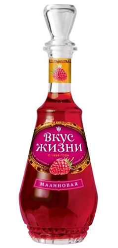 Настойка сладкая "ВКУС ЖИЗНИ МАЛИНОВАЯ" 0,5 л Россия