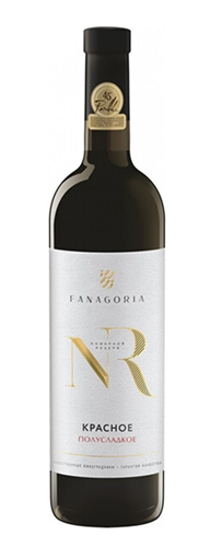ВИНО ПОЛУСЛАДКОЕ КРАСНОЕ "ФАНАГОРИЯ. НОМЕРНОЙ РЕЗЕРВ" 0,375 л Россия