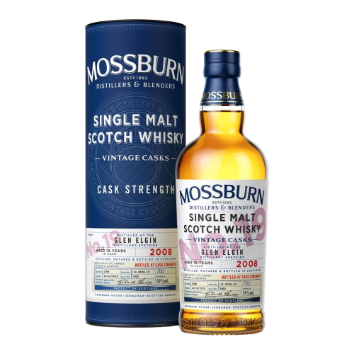 Виски Mossburn, "Vintage Casks" No.19 Glen Elgin, 2008, in tube, 0.7 л