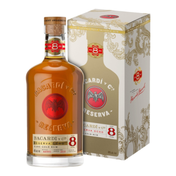 Ром "Bacardi" Reserva 8 Anos, gift box, 0.7 л
