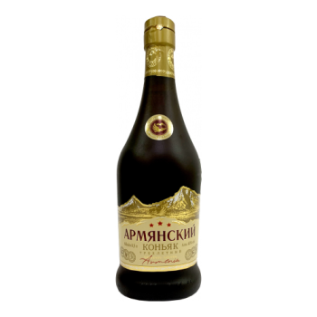 Коньяк Agatat Gold, "Armenian Cognac" 3 Years Old, matte bottle, 0.5 л