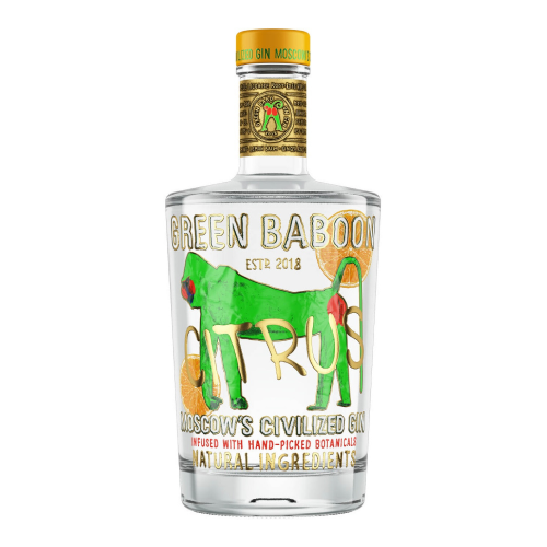 Джин "Green Baboon" Citrus, 0.5 л