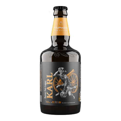 Пиво Таркос, "Карл Барон Фон Лагер", 0.45 л