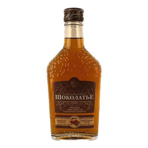 КОКТЕЙЛЬ ШОКОЛАТЬЕ ДИЖЕСТИВ С АРОМАТОМ ШОКОЛАДА И ВИШНИ 0,25 Л. 30%