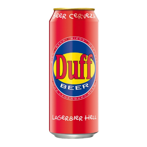 Пиво "Duff" Lager, in can, 0.5 л