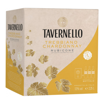 Вино "Tavernello" Trebbiano–Chardonnay, Rubicone IGT, bag-in-box, 2.25 л