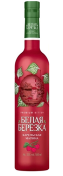 Настойка полусладкая «БЕЛАЯ БЕРЁЗКА КАРЕЛЬСКАЯ МАЛИНА»  0,5 л Россия