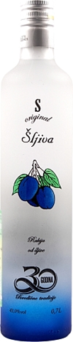 Водка фруктовая (плодовая) Плодовая водка (СЛИВОВИЦА) "СЛИВА" 0,7 л Сербия