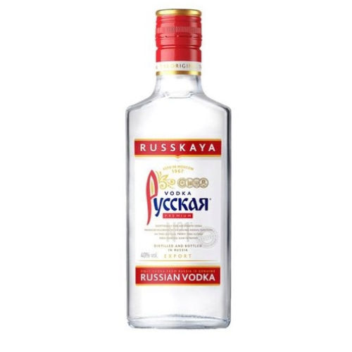 Водка "РУССКАЯ" 0,1 л фляжка Россия
