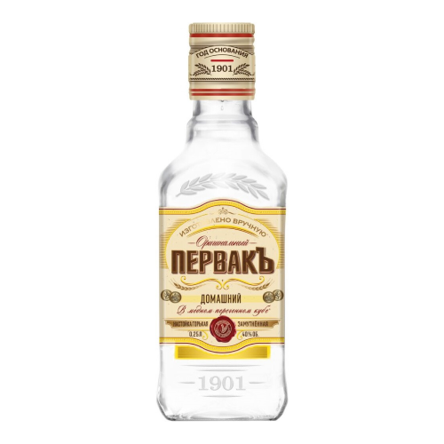 Ликер Русский Север, "Первакъ" Домашний Замутнённая, горькая настойка, 250 мл