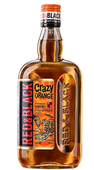 Настойка полусладкая «РЭД ЭНД БЛЭК КРЕЙЗИ ОРАНЖ НА ОСНОВЕ ВИСКИ» 0,7 л Россия