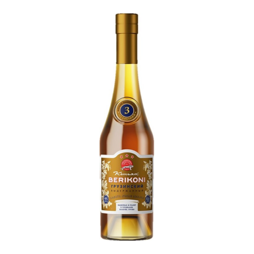 Коньяк "Берикони" ВС, 3–летний, 0.5 л