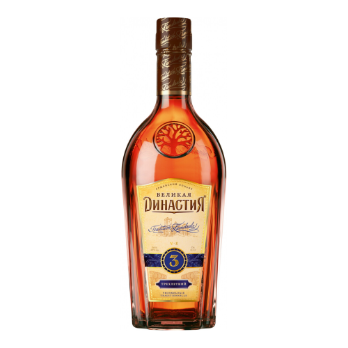 Коньяк "Великая Династия" 3-летний, 0.5 л
