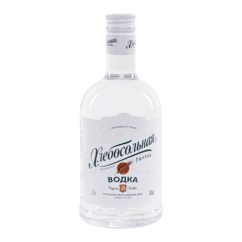 Водка Хлебосольный Ржаная 40% 0,5 л