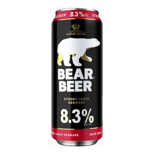 Пиво "Bear Beer" Strong Lager (Russia), in can, 0.45 л