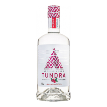 Водка "Тундра" Северная брусника, 250 мл