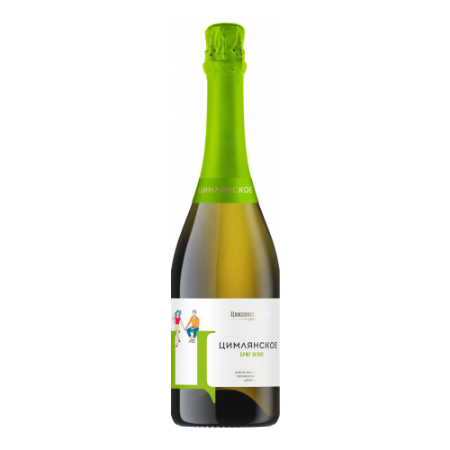 Игристое вино Цимлянское, "Ц" Белое Брют