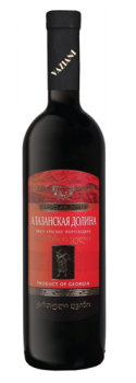 Вино сортовое ординарное красное полусладкое "Алазанская долина" 0,75 л Грузия