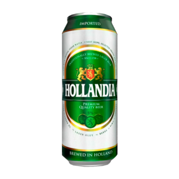 Пиво "Hollandia", в жестяной банке, 0.45 л
