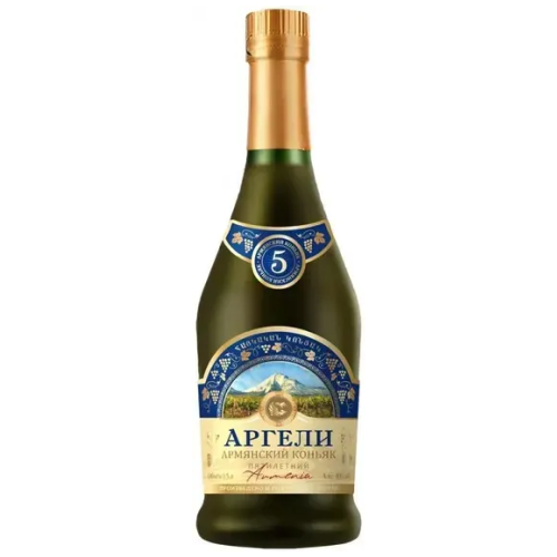 Коньяк Аргели 5 лет 0.5 л