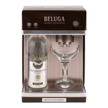 Водка "Белуга" Нобл, в подарочной коробке с бокалом, 0.7 л