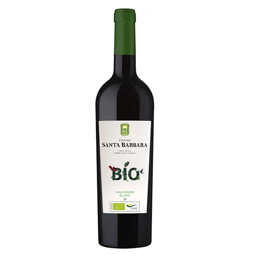 Кастильо Санта Барбара Совиньон Блан Био Вино сортовое сухое белое 0,75л/6 Испания
