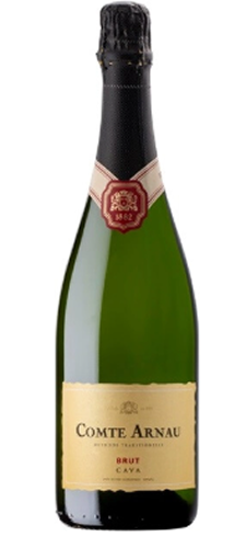 Вино игристое "Кава Комте Арнау Брют" белое брют  0,75л Испания
