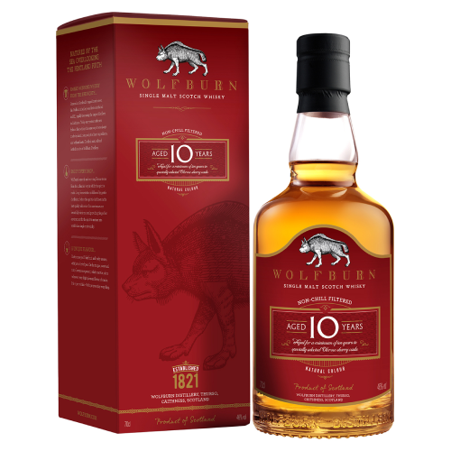 Виски Wolfburn, 10 Years Old, gift box, 0.7 л