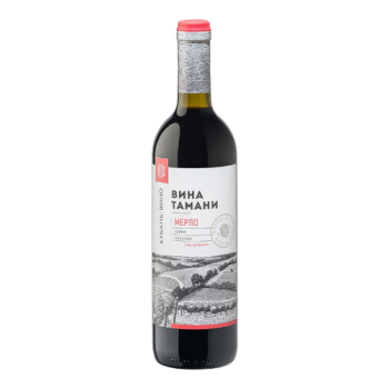 Кубань-Вино, "Вина Тамани" Мерло, 0.7 л