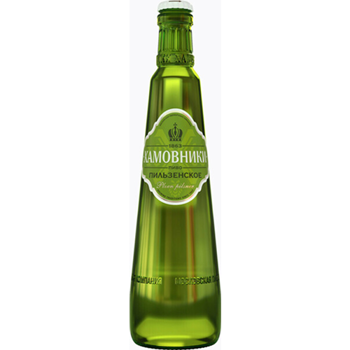 Пиво "Хамовники" Пильзенское, 0.47 л
