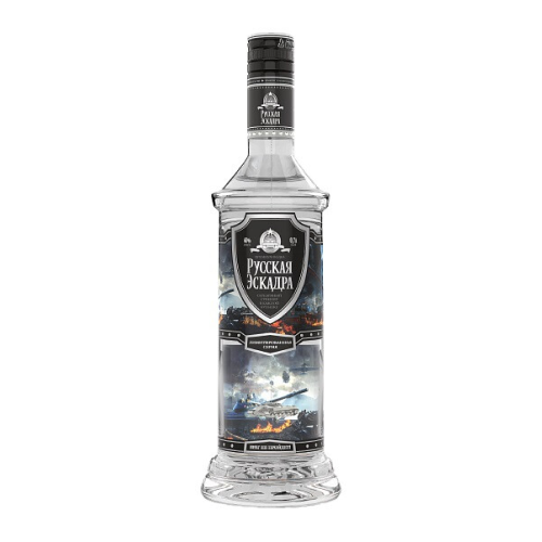 Водка "Русская Эскадра" Танк, 0.7 л