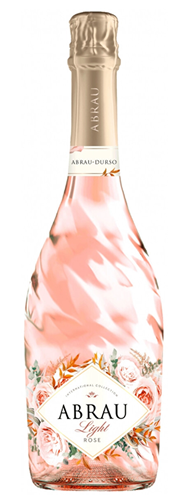 Сидр Абрау Лайт напиток газ  фруктовый ароматизированный п/сл розовый 0,75л/6 СТЕКЛО 5,5% Россия