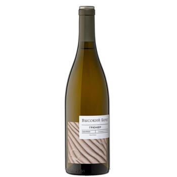 Российское вино "Кубань" сухое белое "Высокий берег. Грюнер" 0,75 л Россия