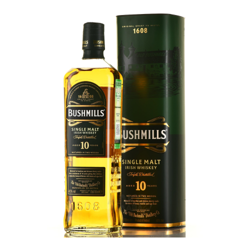 Виски "Bushmills" Single Malt 10 Years Old, with box, 0.7 л