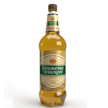 Пиво "Кружечка чешского" Голд, в пластиковой бутылке, 1.25 л