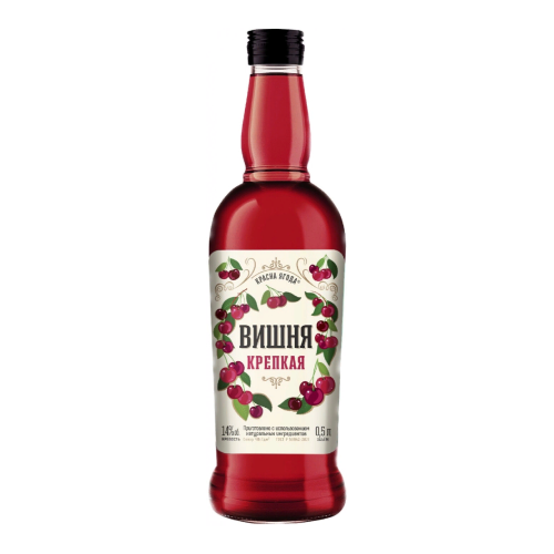 Винный напиток "Красна Ягода" Вишня Крепкая, 0.5 л