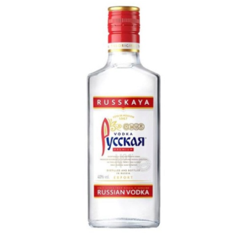 Водка "РУССКАЯ" 0,1 л фляжка Россия