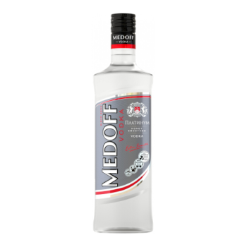 Водка "Медофф" Платинум, 0.5 л