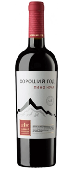 Вино полусладкое красное "Пино Нуар" серии "Хороший год" 0,75 л Россия