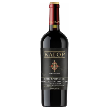 КАГОР Вино крепленое марочное десертное красное 0,75л/6 Южная Осетия