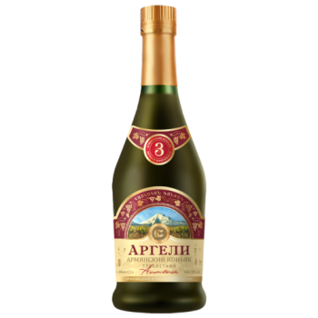 Коньяк "Аргели" 3-летний, 0.5 л
